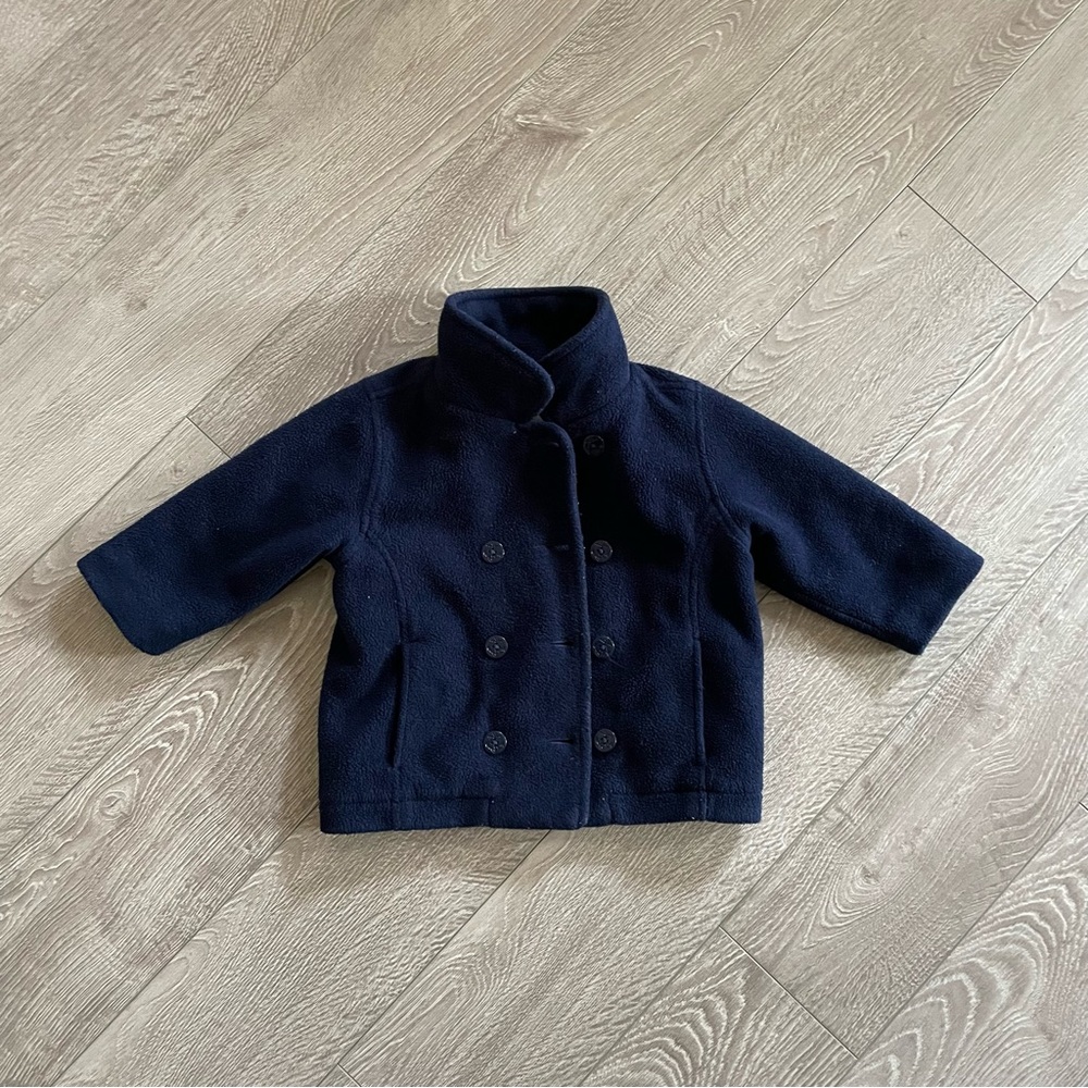 Navy Formal Peacoat Toddler Boys Size 3T